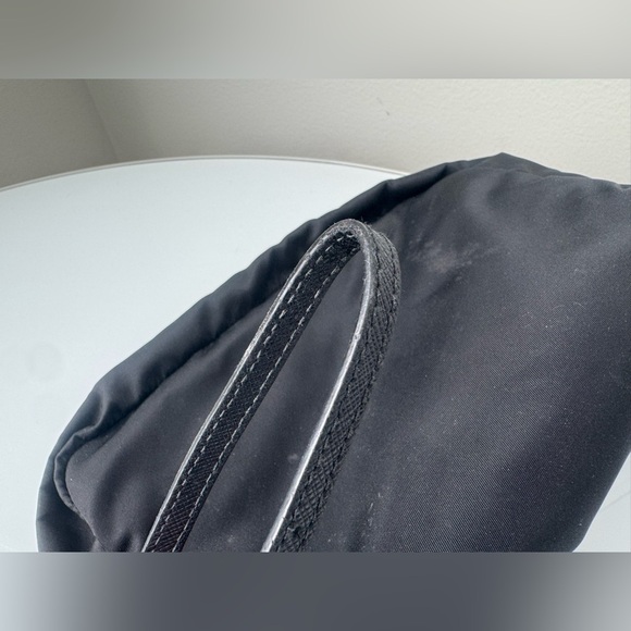 Prada Black Nylon & Saffiano Leather Wristlet - Picture 13 of 14